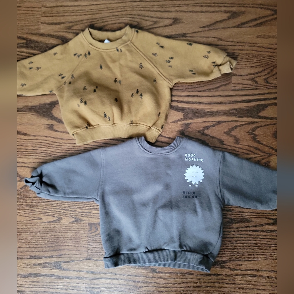 Zara baby boy sweatshirts